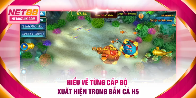 Hiểu về từng cấp độ xuất hiện trong bắn cá H5