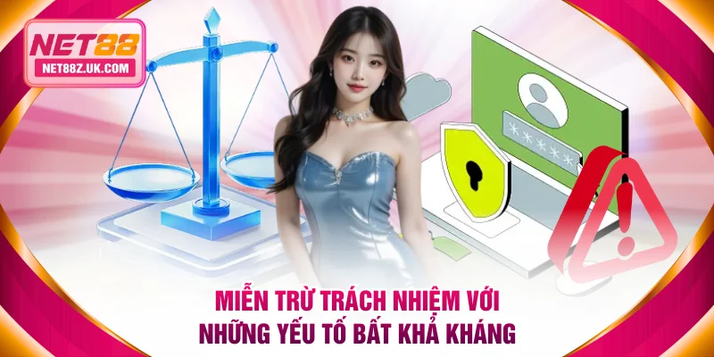 Miễn trừ trách nhiệm NET88 đối với những yếu tố bất khả kháng